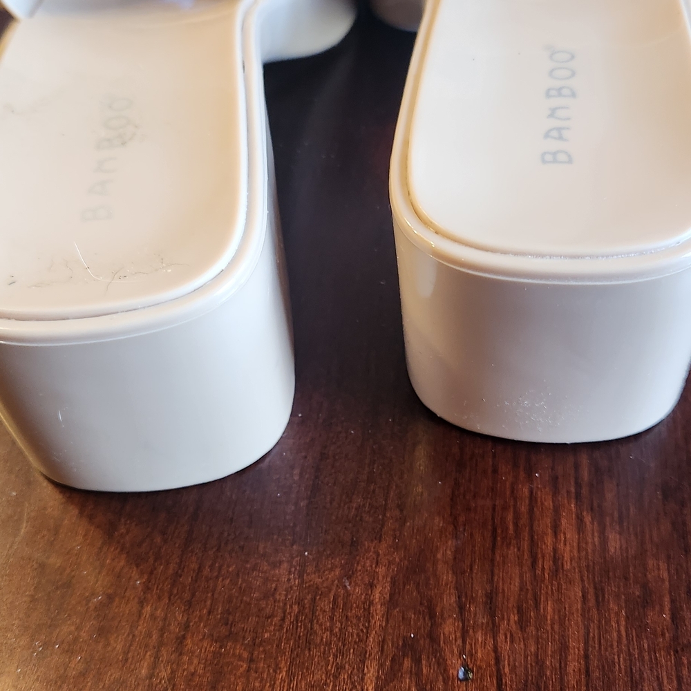 Chic Silver Rhinestone Mules - Picture 5 of 5
